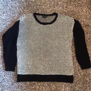 Topshop Black & White Sweater